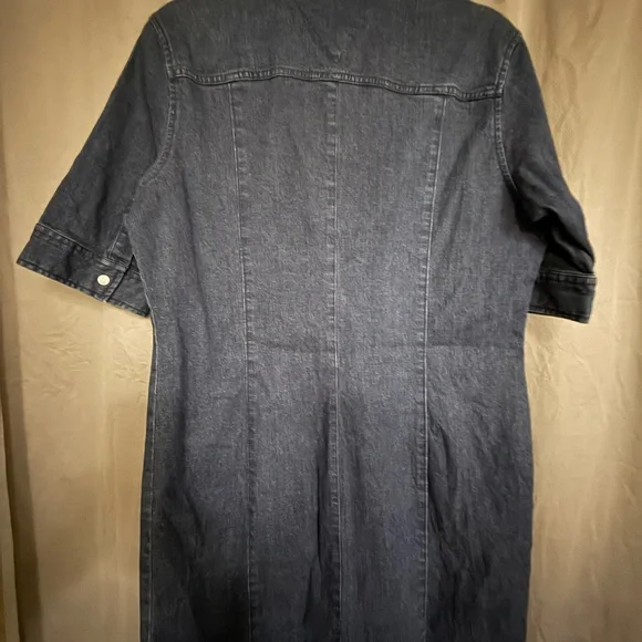 NWOT Tommy Hilfiger Stretch Jean Denim Dress Sz 14 - Picture 6 of 6